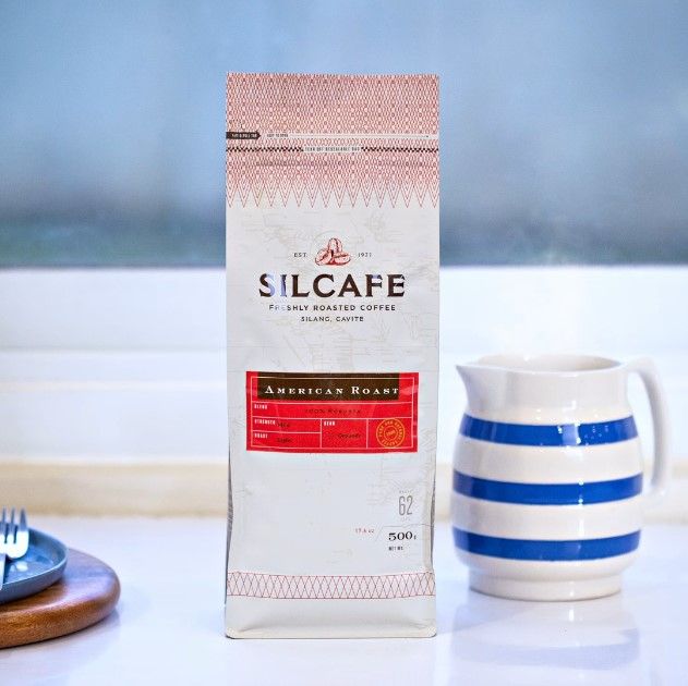 Silcafe American Roast 100% Robusta light roast for brewed coffee  whole beans and ground coffee 500g 1KG