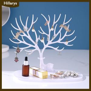 [Hillarys] Jewelry Display Stand Tray Tree Storage Racks Earrings Necklaces Rings Jewelry Boxes Case Desktop Organizer Holder Make Up Decor