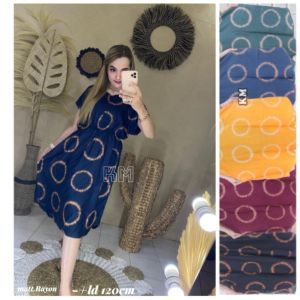 SAHARA Dress Wanita Dewasa Kekinian Bahan Rayon Premium Homedress busui Viral Daster Nyaman Terbaru