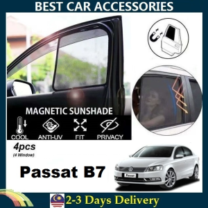 Volkswagen Passat B7 FULLY MAGNETIC SUNSHADE【4pcs】