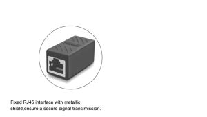 10pcs Rj45 Ethernet Cable Coupler LAN Connector Cable Adapter RJ45 Extender Joiner plug Female to Female