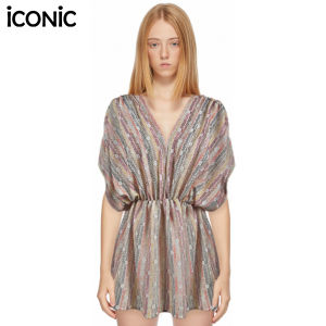 iCONiC GLITTER GLAMOROUS TOP #6101/89 เสื้อผญ ผ้ากลิตเตอร์ ฟรีไซส์ อก32-40 ยาว27" เนื้่อหรู ทรงหลวม ดึงยางใต้อก เสื้อราตรี เสื้อแฟชั่น เสื้อออกงาน เสื้อยาว