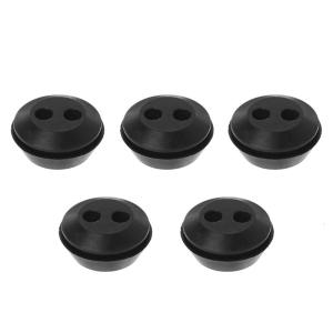 5Pcs Brush Cutter Grass Trimmer Fuel Oil Pipe Hose Washer Grommet With 2 Holes