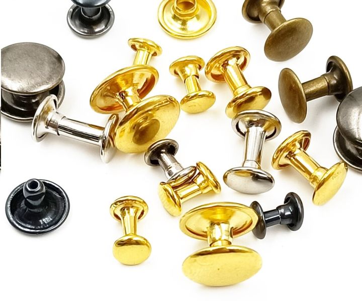 Nút tán rivet (đinh tán) 2 mặt Bằng Thau không gỉ Màu vàng, màu đồng ...