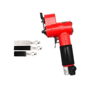 Sturdy Pneumatic Sander For Auto Body Furniture Metal Surfaces Featuring Interchangeable Sanding Rubber Iron Pads