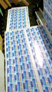 WATER REFILLING STATION ROUND GALLON STICKER WATERPROOF (100pcs/set)