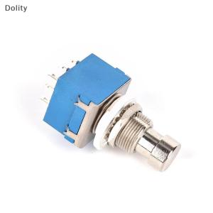 🎄【Special price】Dolity 1x 9-pin 3PDT Guitar Effects Pedal Box Stomp Foot Metal Switch True Bypass blue