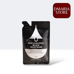 EILEEN GRACE - Deep Cleansing Black Jelly Mask 35ml x2 | Masker wajah/ skincare pembersih komedo & pori | Kulit berminyak