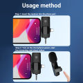 3 IN 1 ไมค์ไลฟ์สด ไมโครโฟนไร้สาย พกพา Wireless Microphone ใช้สําหรับสมาร์ทโฟน ไมค์ไร้สายหนีบเสื้อ K15 ไมค์หนีบปกเสื้อ. 