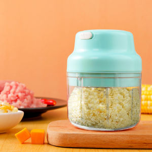 [Freeship] MẪU 2022 Máy xay tỏi ớt mini GSMX02 đa năng xay tỏi ớt xay thịt rau củ quả làm đồ ăn dặm cho trẻ tiện lợi TẶNG CÁP SẠC USB - GSHome