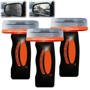 UNMEGONI Easy-to-Use Automotive Oil Film Cleaner Portable Removes Smudges Oil Film Cleaning Brush Glass Surfaces Oil Film Remover Automotive Use