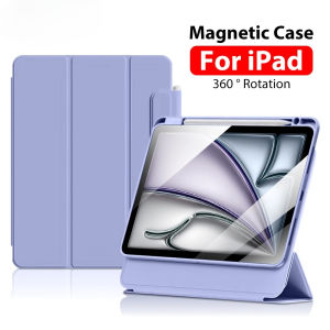Strong Magnetic Case for iPad (A16) 11th Gen 11 inch 2025 & iPad 10th Gen 2022 10.9 inch with Pencil Holder Protective Cover