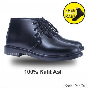 KICKERS sepatu formal pria / sepatu PDH pantofel pria / sepatu pantofel pria kulit sapi - Hitam