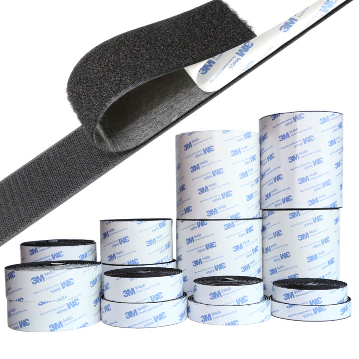 3 Meters/Roll Self Adhesive Velcro Tape Heavy Duty Hook and Loop Tape