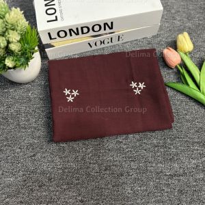 Hijab Segi Empat Paris Motif Bordir Bintang / Jilbab segiempat paris bordir bintang