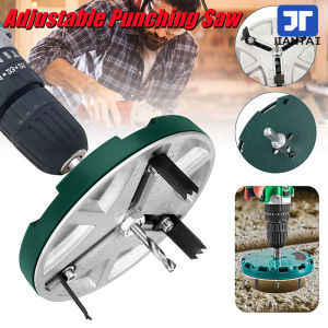 JIANTAI Adjustable Hole Saw Diameter 45mm-130mm Adjustable Woodworking Cutting Tools Woodworking Hole Opener