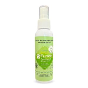 FURRESH Paw Cleaner & Sanitizer 250ml | Natural Antibacterial Deodorizing & Fast-Dry Paw Care Spray for Dogs | Gentle Skin-Safe Formula | Daily Use