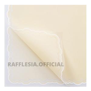 [5 LEMBAR] Flower Wrapping Paper Varian List Cloud Awan Frame Transparan Kertas Buket Bunga Cellophane Florist Kertas Kado