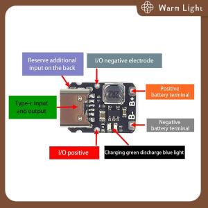 Warm Light Charging And Discharging Integrated Module Lithium Battery Power Board Protection