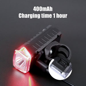Eixiu Bicycle Front Light USB Rechargeable Mountain Bike Light Waterproof 3 Modes Flashlight Super Long Battery Life Bike Accessories