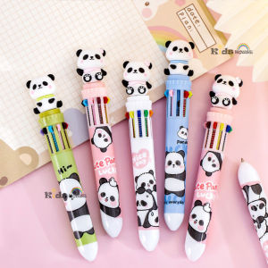 10Colors Multicolor Ballpoint Pen Cute Design for Office School Supplies Students Children Gift