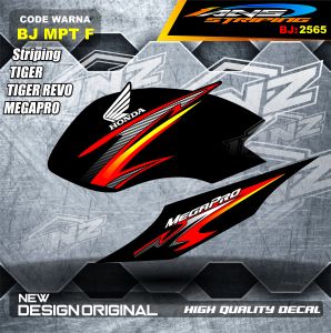 STRIPING STICKER MOTOR MEGAPRO TERBARU / STRIPING MP PRIMUS VARIASI / STICKER STRIPING MEGAPRO NEW DESAIN