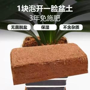 Honest shopCoconut brick nutrient soil cultivation flowers low salt succulent plant planting soil