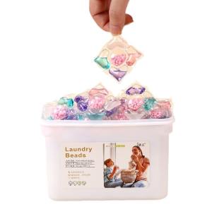 5 in 1 Laundry Ball Beads Laundry Gel Stains Film Bead Ball Capsules Travel Washing Liquid Pod Cleaning Condensation 5合1洗衣凝珠