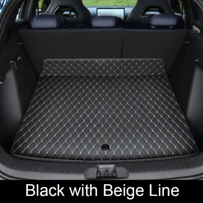 1pc Car PU Leather Trunk Mat Rear Liner Cargo For BYD ATTO 3 2022-Present Waterproof Carpet Tray Protector External Accessory