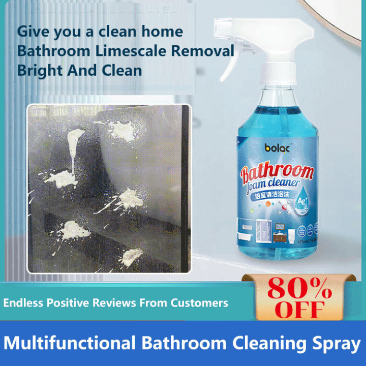 W Multifunction Bathroom Cleaner Stain Remover limescale cleaner ...