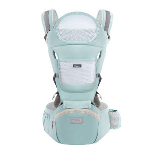 Baby Carrier Backpack 100% Cotton Ergonomic Adjustable Front Facing Parent Facing 6-12 Months [SG In Stock]