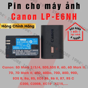 Pin cho máy ảnh Canon LP-E6NH dùng cho Canon: 5D Mark 2/3/4 5DS5DS R 6D 6D Mark II 7D 7D Mark II 60D 60Da...