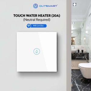 Outsmart WiFi/Zigbee 40A Smart Switch – Water Heater Boiler Remote Control