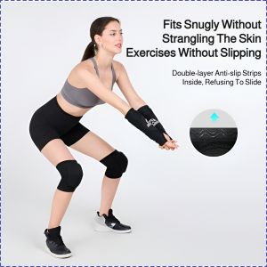 Sports Knee Pads Pressurized Area Triple Protection Elbow Pads Sponge Spacer Crash Zone