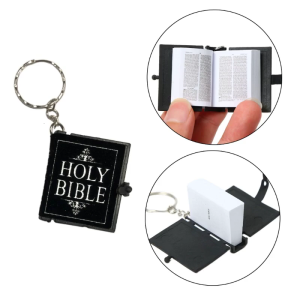 Sáng tạo flannelet Keyring hình dạng Keychain sách nhỏ Mặt dây chuyền vòng chìa khóa phụ kiện cho những người yêu thời trang