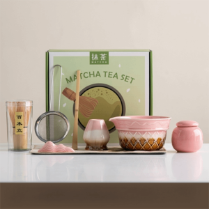 LIVELYN 2/5/8PCS Gốm sứ Bộ đánh matcha Màu sắc chuyển sắc Kem Bát Matcha  Có thể tái sử dụng Giá đỡ chổi đánh matcha Những người yêu thích trà