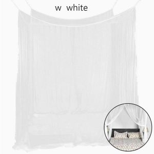 SUN ME Black Durable King Size Netting Canopy Home Decor Bedding Mosquito Net Bed Canopy