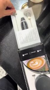 Máy Tạo Bọt Cafe Mini 3 Tốc Độ Sử Dụng Pin Đánh Trứng Mini Cầm Tay Không Dây