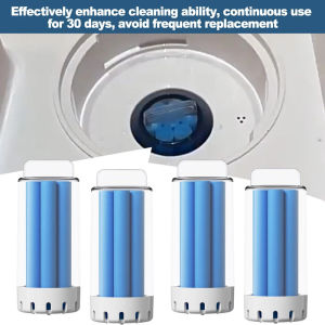 4 Hộp Chất Tẩy Rửa Dạng Rắn Dành Cho ECOVACS DEEBOT N30 OMNI / N30 PRO - 30 Ngày Tươi Mát Phụ Kiện Thiết Bị Gia Dụng Đồ Dùng Gia Đình