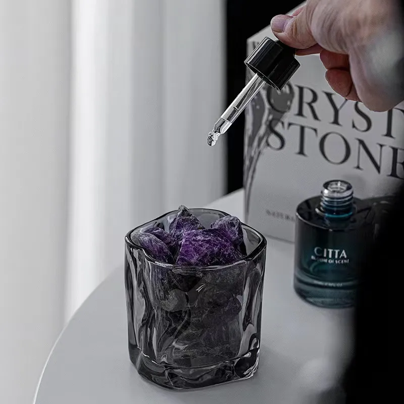 CITTA Sparking Glass Crystal Stone Diffuser Aromatherapy with 30ML