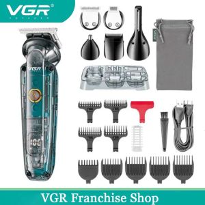 VGR Hair Clipper Professional Hair Clipper Electric Hair Clipper Cordless Hair Clipper Multi functional Mens Shaving Machine V-102