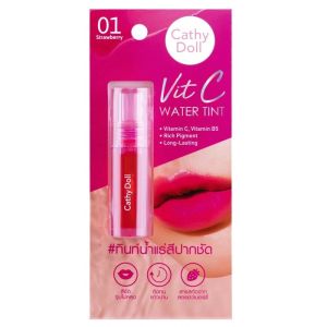 Cathy Doll Vit C Water Tint 2.7g (Natural Long-lasting Lip Color Lip Tint)