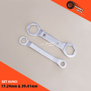 Paket Toolkit Set Kunci CVT Motor Matic Yamaha 17x24 mm & 39x41 mm