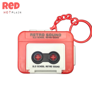 Gantungan Kunci Rekaman Suara Retro/ Mini Voice Recorder Keychain/Gantungan kunci rekam lagu unik | tape recorder Mini