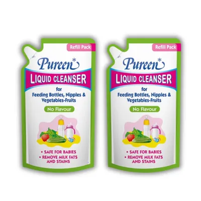 PUREEN Liquid Cleanser (No Flavour / Orange / Mint) - 600ml / 2 X 550ml Twin Pack