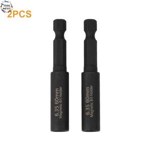 ตัวยึดบิต2/5ไขควง Pcs สำหรับเครื่องมือแปลงบิตไขควงก้านหกเหลี่ยมขนาด1/4นิ้ว