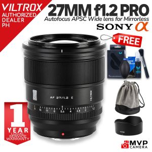 VILTROX 27mm AF f1.2 PRO Autofocus Prime Lens Sony E-Mount APSC MVP CAMERA