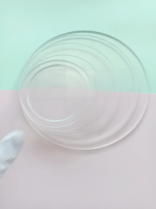 Clear Acrylic Circle Round Cake Disc Table Top Transparent Acrylic Sheet for DIY Craft Project Sign Durable