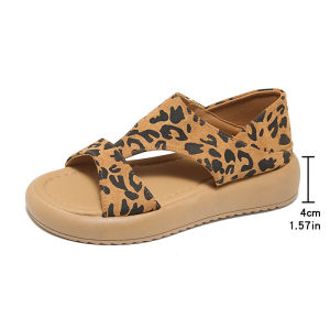 [Free Shipping] Plus-Size WomenS Sandals 2026 Summer New Casual Outdoor Roman Flat Lightweight Slip-On Sandals For Women