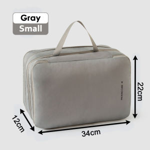 Travel Compression Clothes Storage Bag Luggage Organizer Portable Luggage Bag Compression Bag Underwear Socks Packing Bag Suitcase Accessories Outdoor Camping